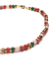 Indlæs billede til gallerivisning Rose Quartz, Rhodonite, Carnelian, Agate and Smoky Quartz