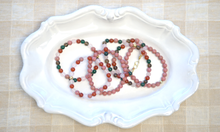 Load image into Gallery viewer, Rosa Quartz, Rhodonite, Carnelian
