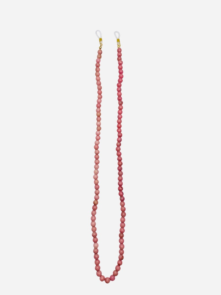 Eyeglasses Chain Rhodonite